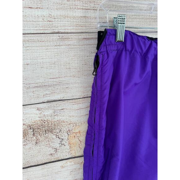 Vintage Columbia Reversible Snow Pants Mens Medium Black Purple - Picture 11 of 14